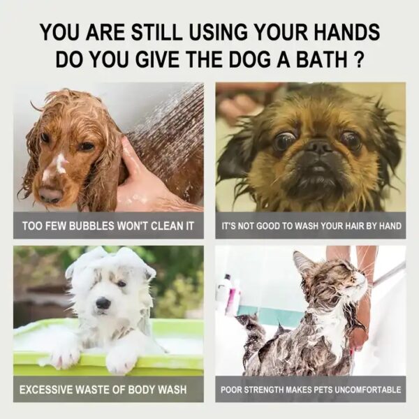Silicone Pet Accessories Cleaning Brush Dog Cat Hair