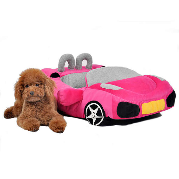 Manufacturer wholesale new design soft warm durable car shaped pet bed dog &cat car bed
